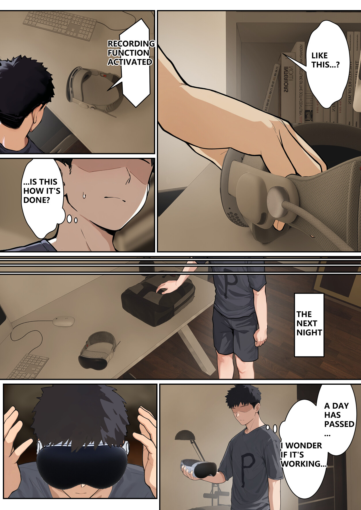 Hentai Manga Comic-My AR glasses can see various stats about my foster sister?!-Read-141